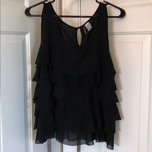 Ruffle Sleeveless Blouse